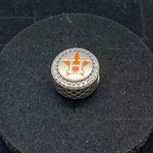 Pandora Houston Astros H-town Charm Pendant S925 Sterling silver Jewelry